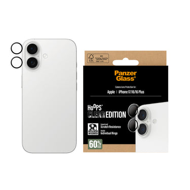 PanzerGlass Hoops Lens Protector for iPhone 17 - Clear